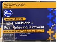Kroger Maximum Strength Triple Antibiotic+ Pain Relieving Ointment, 1 oz/28 g - thumbnail 2