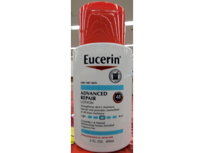 Eucerin Advanced Repair Lotion, 3 fl oz/89 mL