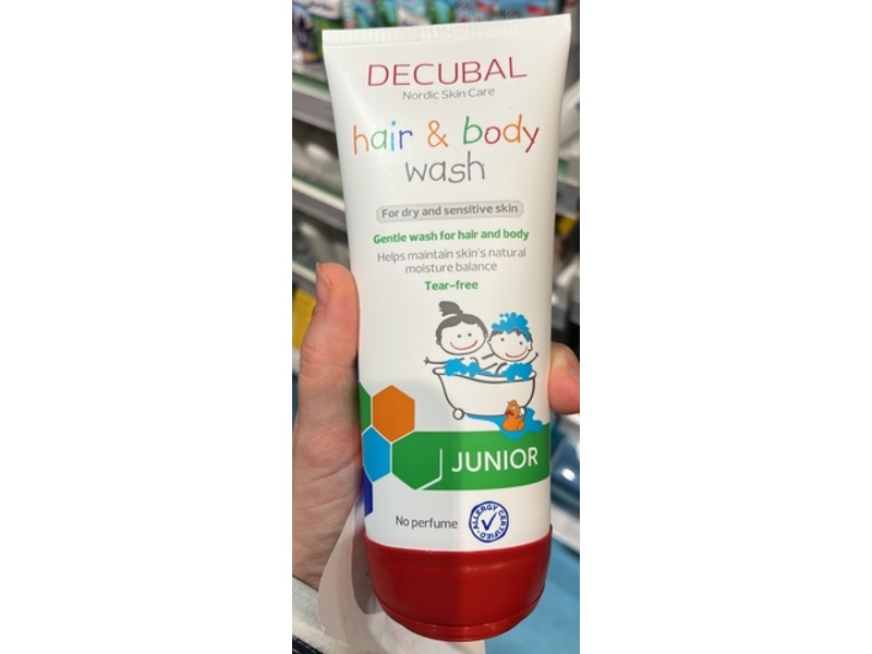 Decubal Junior Hair & Body Wash, 200 mL
