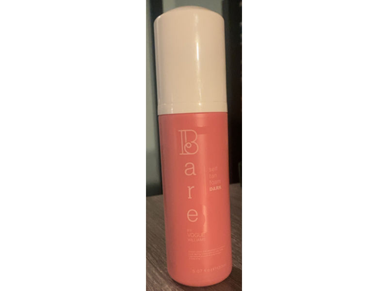 Bare By Vogue Williams Self Tan Foam, Dark, 5.07 fl oz/150 mL