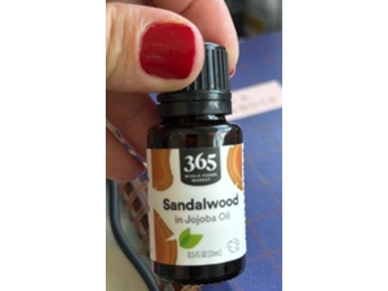 365 By Whole Foods Market Essential Oil, Sandalwood In Jojoba, 0.5 fl oz/15 mL