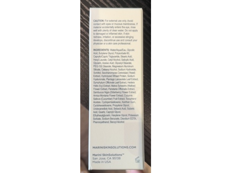 Marini SkinSolutions Bioclear Face Cream, 1 oz/28 g