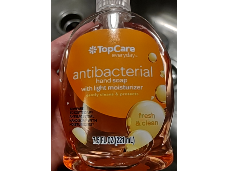 TopCare Everyday Antibacterial Hand Soap, Fresh & Clean, 7.5 fl oz/221 mL