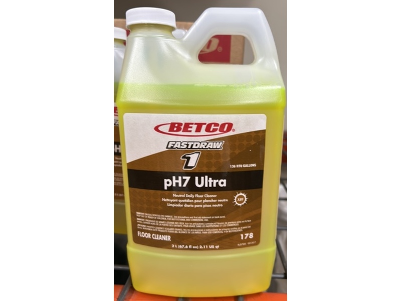 Betco Fastdraw Floor Cleaner, 67.6 fl oz/2 L