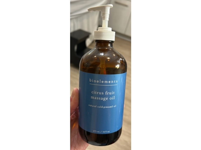 Bioelements Massage Oil, Citrus Fruit, 16 fl oz/473 mL