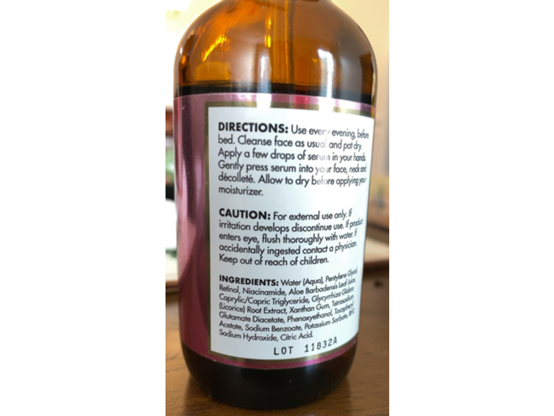 Ani Gold Anit - Wrinkle Serum, Retinol & Niacinamide, 3.75 fl oz/111 mL