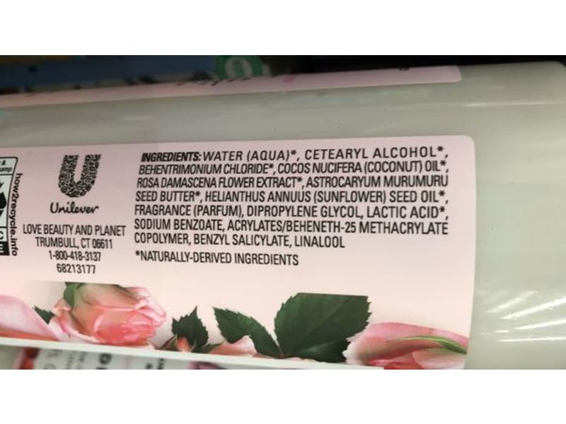 Love Beauty & Planet Conditioner, Murumuru Butter & Rose, Blooming Color, 20.25 fl oz/600 mL