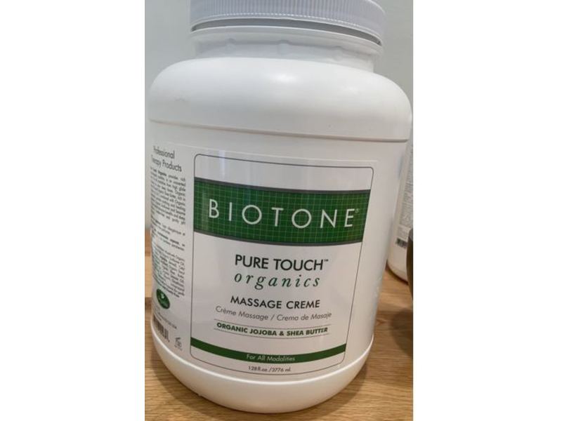 Biotone Pure Touch Organics Massage Creme, 128 fl oz/3776 mL
