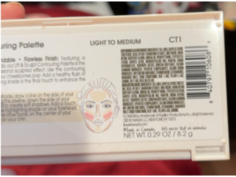 Flower Beauty Lift & Sculpt Contouring Palette, Light To Medium, 0.29 oz/8.2 g