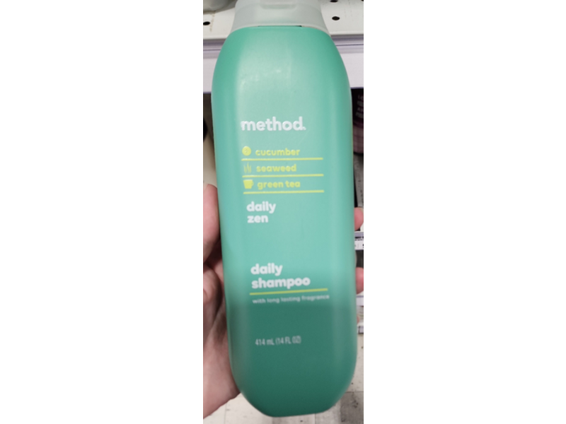 Method Daily Zen Shampoo, Cucumber, Seaweed & Green Tea, 14 fl oz/414 mL