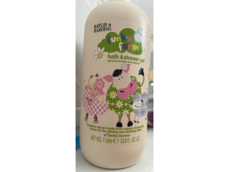 Baylis & Harding Funky Farm Bath & Shower Gel, 33.8 fl oz/1 L