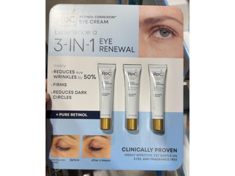 Retinol Correxion 3 - In -1 Eye Renewal Cream, 0.6 fl oz/17.7 mL, Pack Of 3