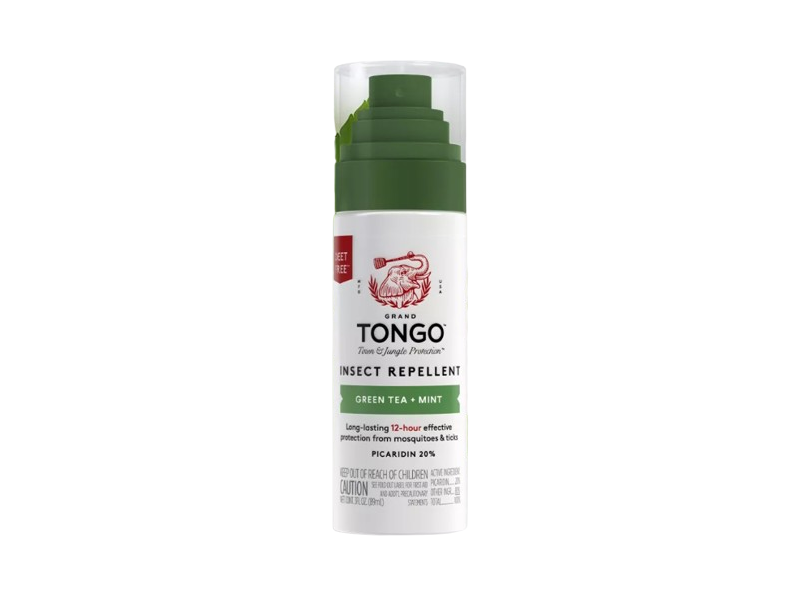 Grand Tongo Insect Repellent, Green Tea + Mint, 3 fl oz/89 mL