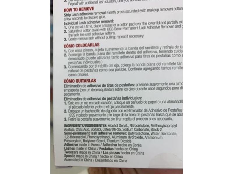 Kiss Lash Couture Luxtensions Collection 3D DIY Faux Lash Extensions Kit