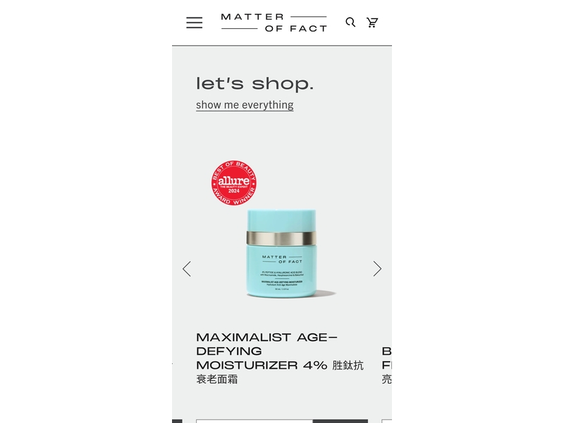 Matter Of Fact Maximalist Age-defying Moisturizer, 1.6 oz/50 mL