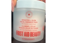 First Aid Beauty Brighten & Glow Facial Radiance Pads, Glycolic + lactic Acids, 60 Count - thumbnail 2