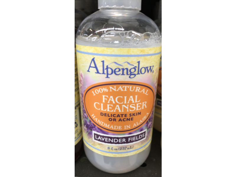 Alpenglow Facial Cleanser, Lavender Fields, 8 fl oz/237 mL