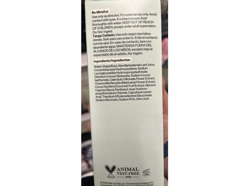 The Honest Company Cleansing Shampoo+Body Wash Refill, Aloe+Chamomile, 32 fl oz/946 mL