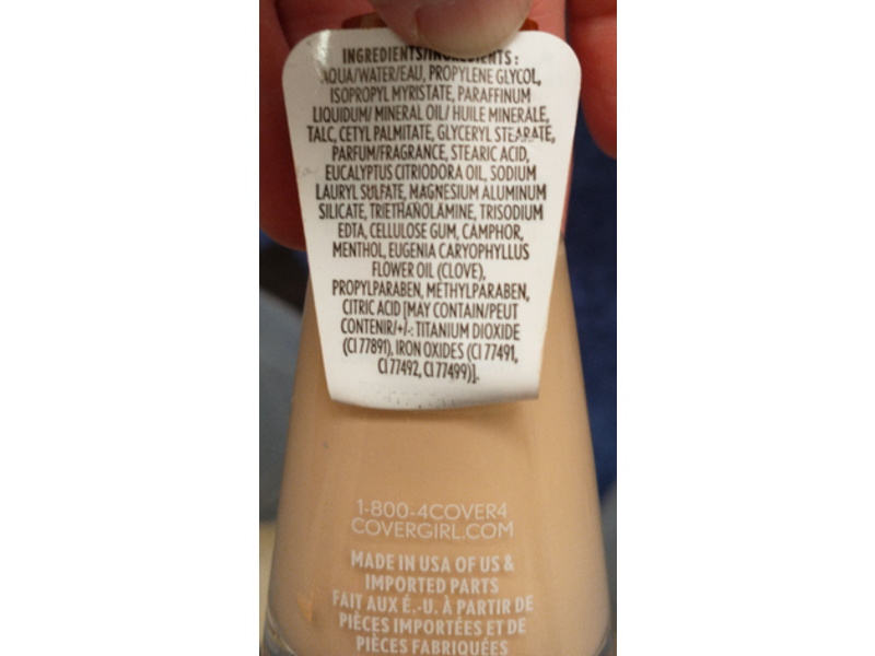 Covergirl Clean Liquid Foundation, 110 Classic Ivory, 1 fl oz/30 mL