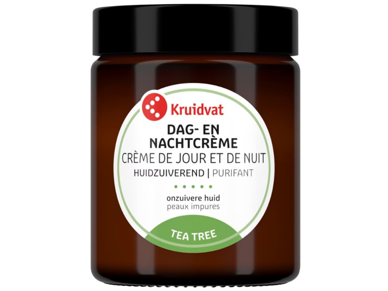 Kruidvat Day & Night Cream, Tea Tree, 100 mL