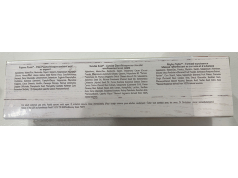 Farmhouse Fresh Fast Fix Face Mask Sampler Kit, 1 fl oz/29.5 mL