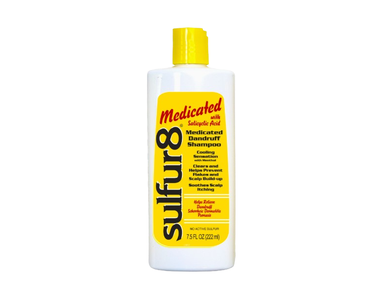 Sulfur8 Medicated Dandruff Shampoo, Salicylic Acid, 7.5 fl oz/222 mL