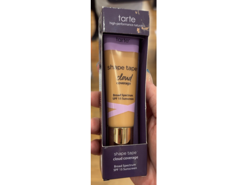 Tarte Shape Tape Cloud Coverage, 37N Medium Tan Neutral, SPF 15, 1 fl oz/30 mL
