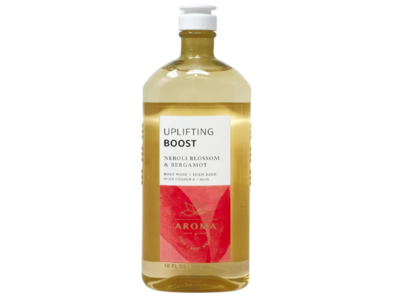 Bath And Body Works Aroma Uplifting Boost Body Wash + Foam Bath, Neroli Blossom And Bergamot, 10 fl oz/295 mL