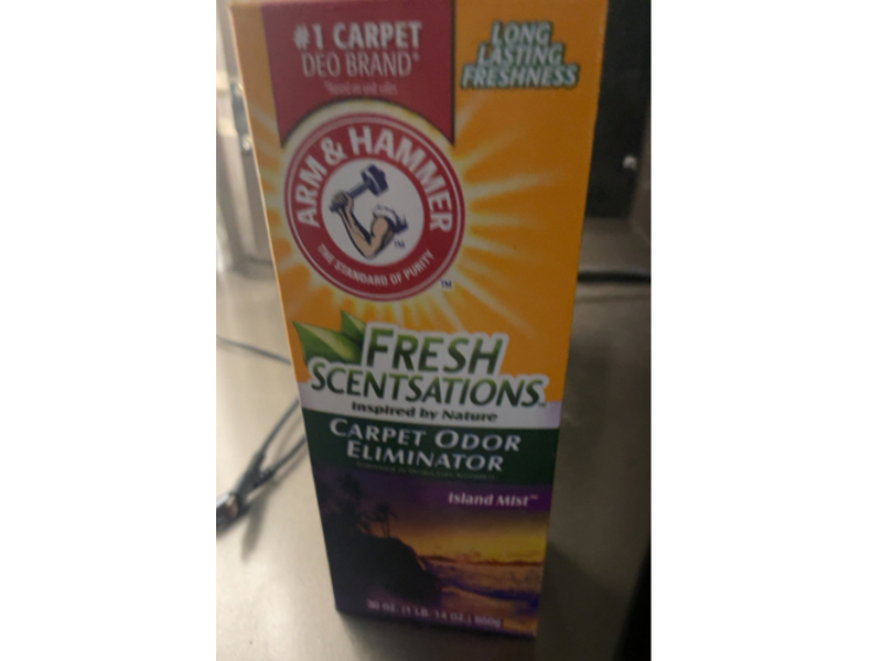 Arm & Hammer Fresh Scentsations Carpet Odor Eliminator, Island Mist, 30 oz/850 g