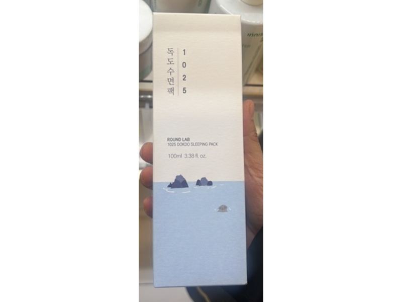 Round Lab 1025 Dokdo Sleeping Pack, 3.38 fl oz/100 mL