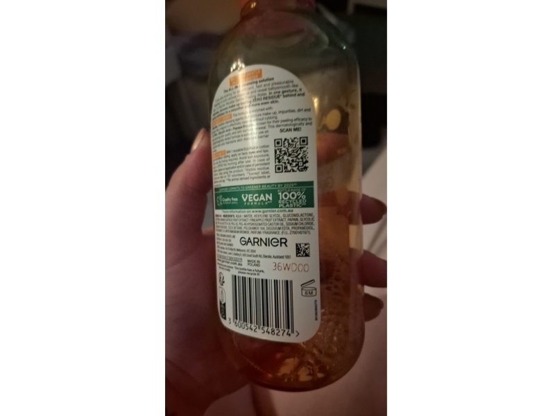 Garnier Skin Active Gentle Micellar Peeling Water, 400 mL