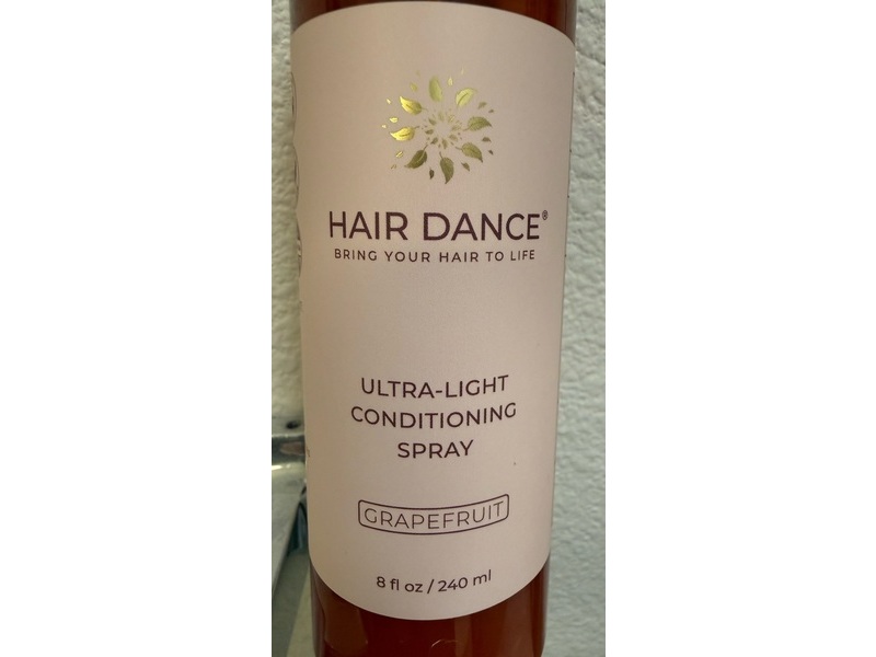 Hair Dance Ultra-light Conditioning Spray, Grapefruit, 8 fl oz/240 mL