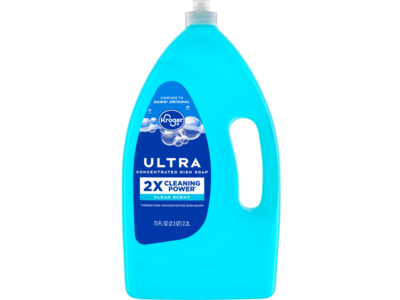 Kroger Ultra Concentrated Dish Soap, Clean Scent, 75 fl oz/2.2 L