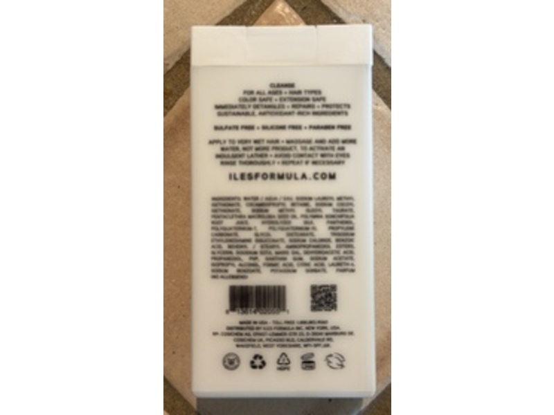 ILES Formula Haute Performance Shampoo, 1.7 fl oz/50 mL