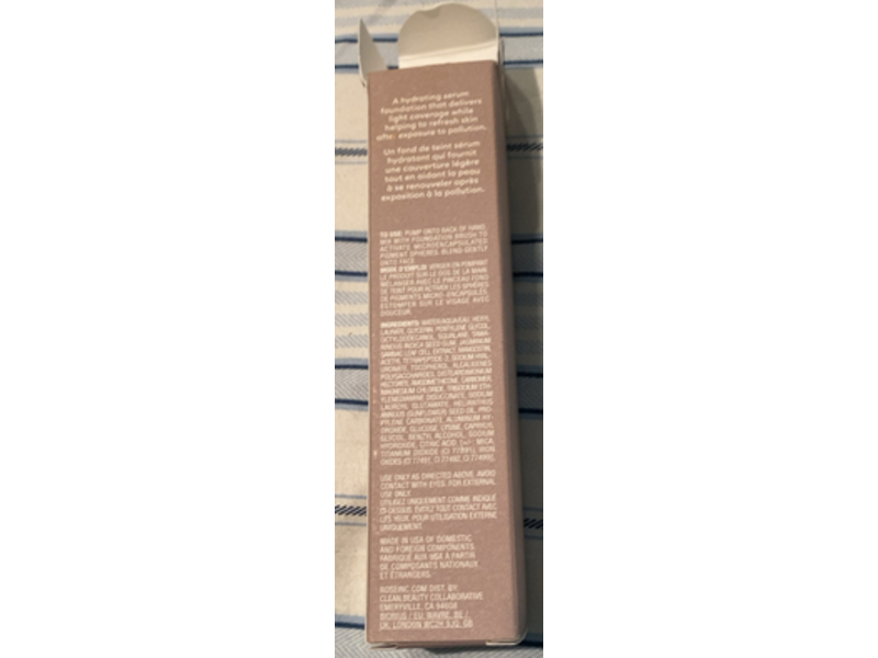 Rose Inc Skin Enhance Luminous Skin Tint Serum Foundation , 30 Light Skin Tone, 1 fl oz/30 mL