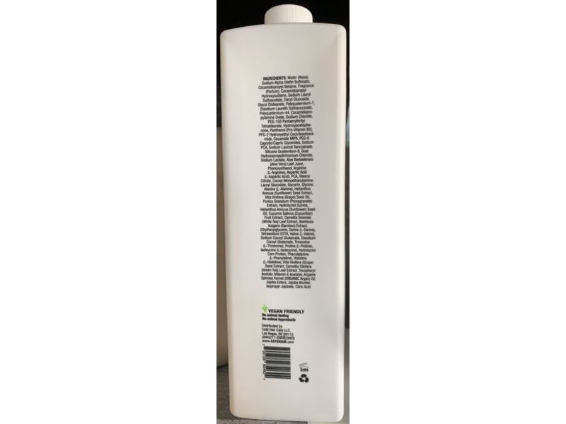 Cote CH Hair Hybrid Shampoo, Plant-Based Ch Complex, 33.8 fl oz/1000 mL