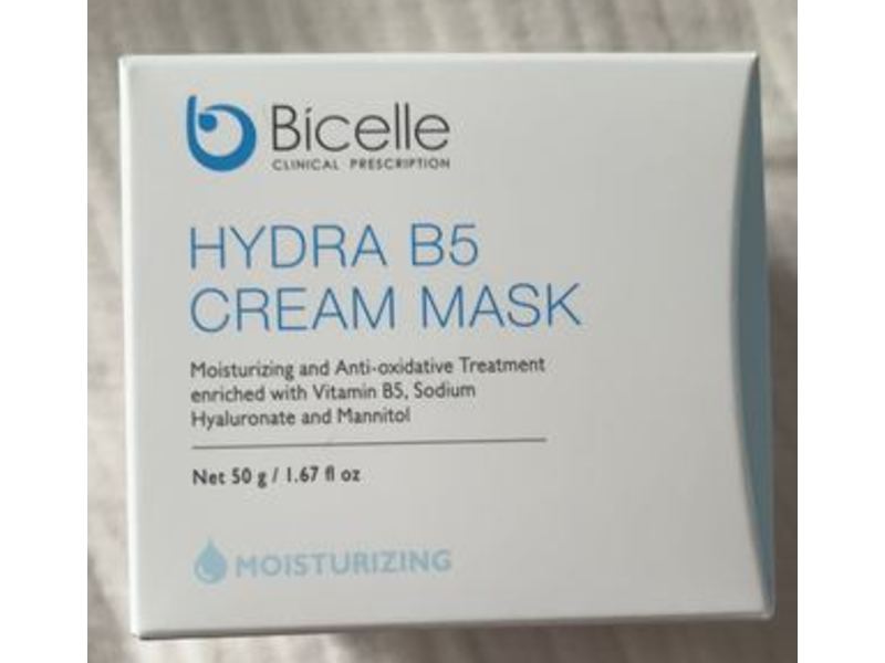 Bicelle Hydra B5 Cream Mask, Moisturizing, 1.67 fl oz/50 g