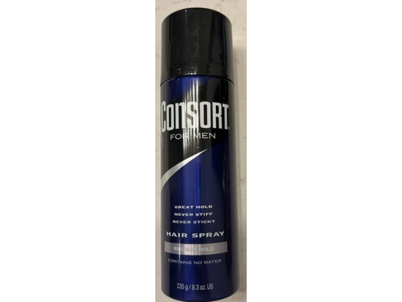 Consort For Men Hair Spray, Regular Hold, 8.3 oz/235 g, Pack Of 6