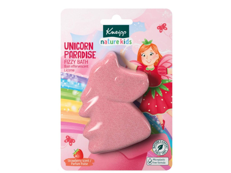 Kneipp Nature Kids Unicorn Paradise Fizzy Bath, Strawberry Scent, 85 g
