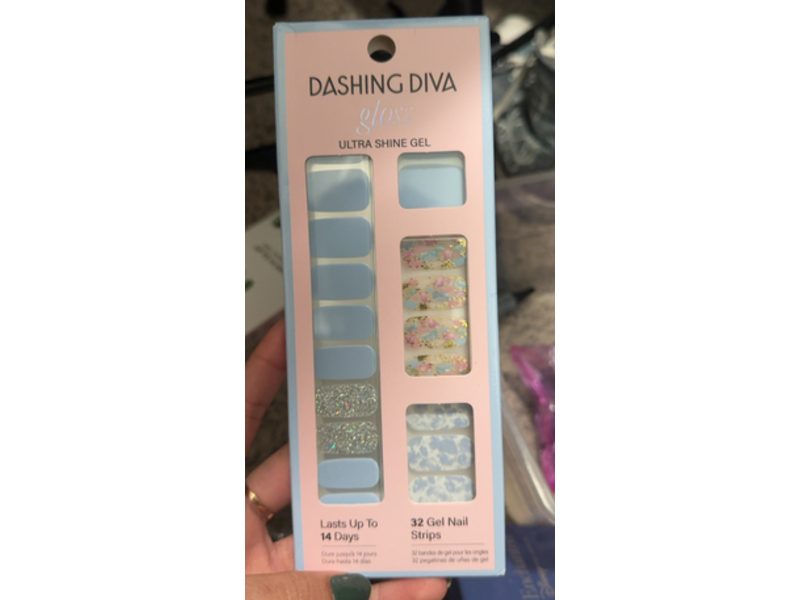 Dashing Diva Glow Ultra Shine Gel Nail Strips, Spiritual Journey, 32 Strips