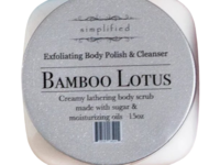 Simplified Exfoliating Body Polish & Cleanser, Bamboo Lotus, 15 oz - Image 2