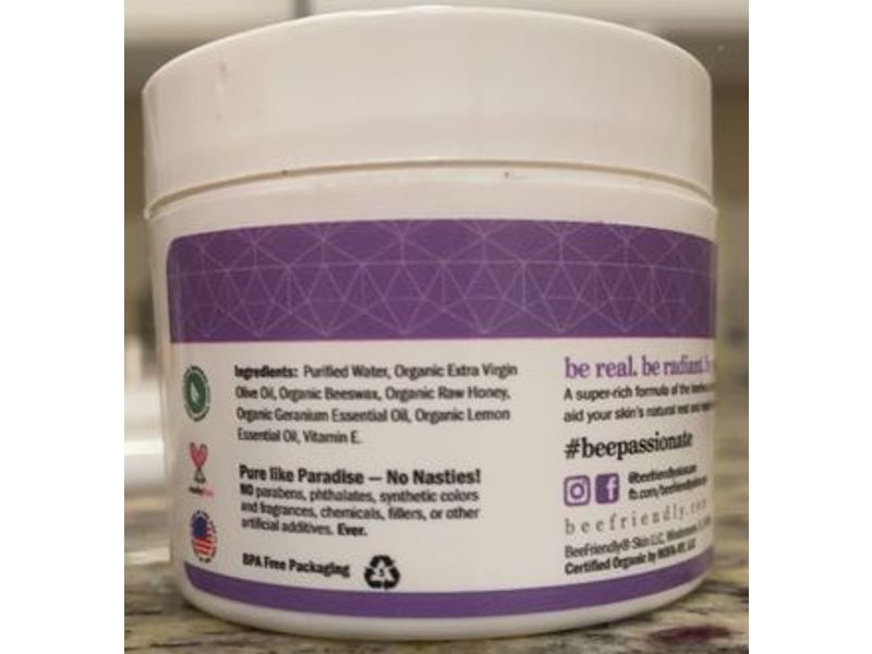 Bee Friendly Skincare Night Cream, Rest & Repair, 2 fl oz