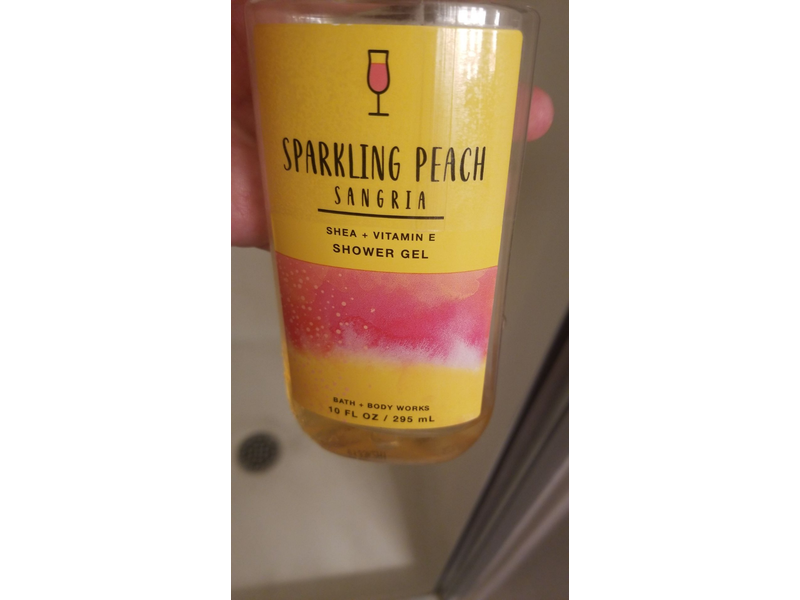 Bath and Body Works Sparkling Peach Sangria Shower Gel, 10 fl oz