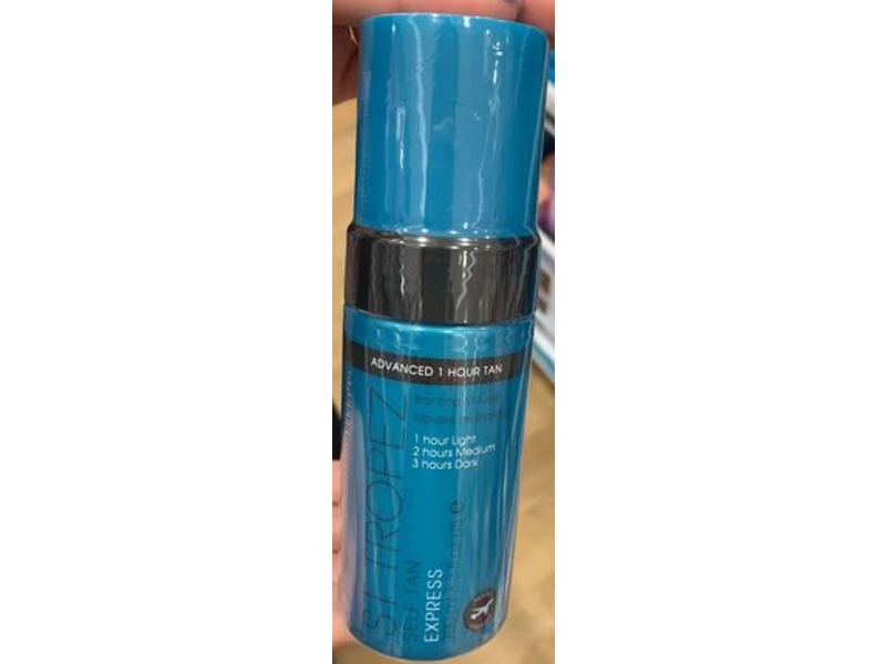 St Tropez Self Tan Express Advanced Bronzing Mousse, Travel Size, 3.38 fl oz / 100 mL