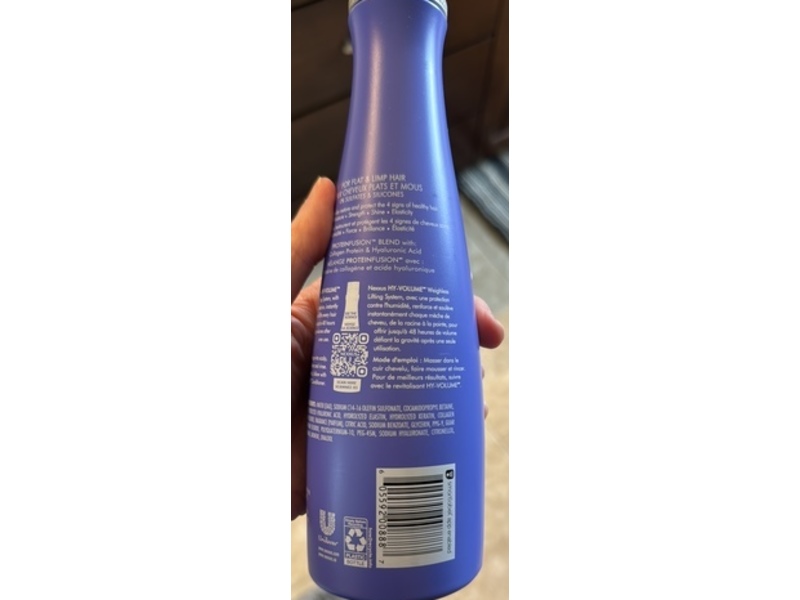 Nexxus Hy-Volume Weightless Lift Shampoo, 13.5 fl oz/400 mL