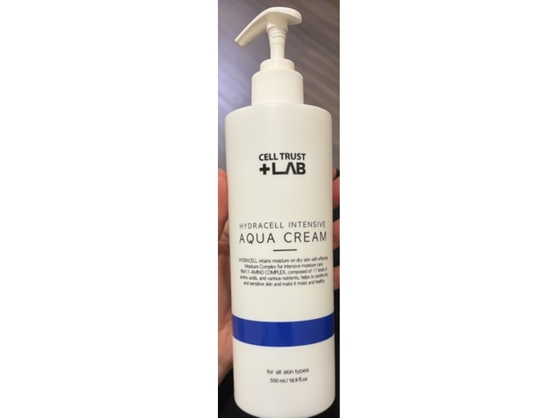Cell Trust +Lab Hydracell Intensive Aqua Cream, 16.9 fl oz/500 mL
