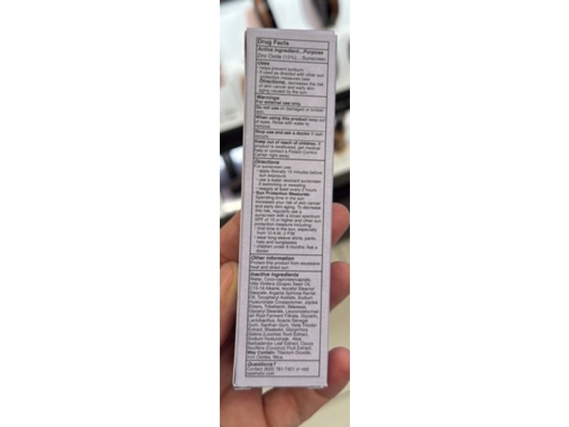 Saie Slip Tint Tinted Moisturizer, SPF 35, Four + Half, 1.35 oz/40 mL