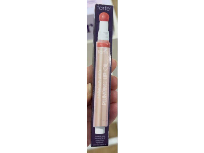 Tarte Maracuja Juicy Plumping Lip Oil, Rose, 0.091 fl oz/2.7 mL