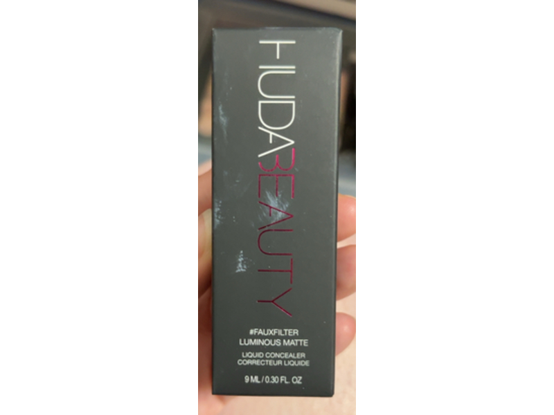 Huda Beauty Fauxfilter Luminous Matte Liquid Concealer, Whipped Cream 0.1G, 0.30 fl oz/9 mL