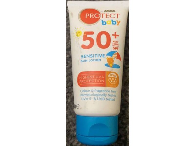 ASDA Protect Baby Sensitive Sun Lotion, SPF 50+, 200 mL